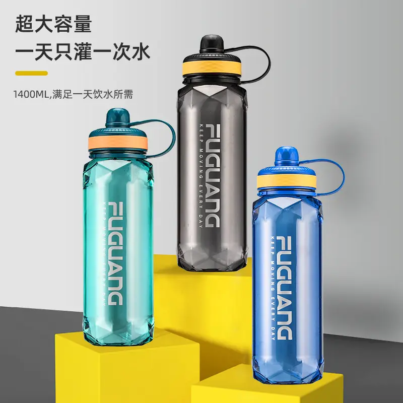 Morden Luxury 0.8L With Tube Iron Flask Sports Custom Insulated Stainless Steel Metal Bottl Plastic Clear Water Bottle