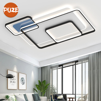 Lámpara de techo de diseño moderno, iluminación Led inteligente para decoración de casa residencial, con Control remoto
