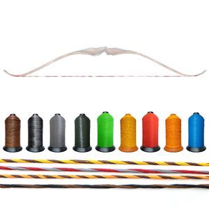 BCY D97 longue chaîne d'arc 62 \ "noir et marron flamand chasse Bowstring équipement de tir à l'arc de haute qualité de fournisseur de confiance - Product Image 3