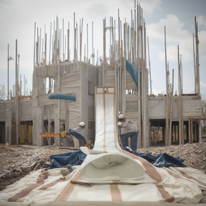 Bac à déchets extérieur flexible en polypropylène tissé laminé pour la collecte de débris et de <span class=keywords><strong>gravats</strong></span> - Product Image 1