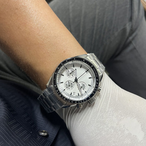 Orologio da Uomo alla Moda con Cassa in Acciaio Inossidabile da 40mm, Movimento al Quarzo VK63, <span class=keywords><strong>Calendario</strong></span>, Resistente all'Acqua 5 Bar, Lancette da 20mm, Vetro Trasparente - Product Image 2