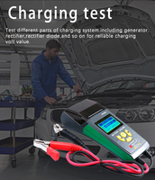 Testeur de batterie automobile 12V/24V 100-1700 CCA, analyseur du système de démarrage et de charge de la voiture, outil de diagnostic Bluetooth compatible Android
