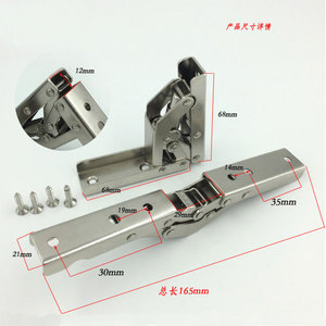 Bisagras Plegables Ocultas de 90 y 180 Grados para Puertas Abatibles, Soporte Oculto para Armarios y Encimeras - Product Image 2
