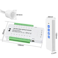 Contrôleur de lumière d'escalier RL-STEP-02 étapes intelligentes télécommande sans fil personnalisée pilote en gros pour la domotique bandes de LED
