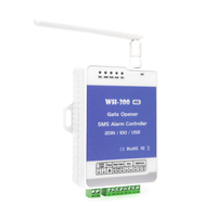 Contrôleur d'ouverture de portail 4G WH-300, module relais GSM, contrôleur d'alarme SMS pour portail coulissant, accès au garage