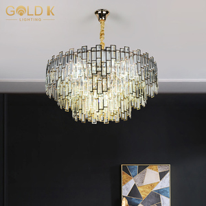 Lustre LED en cristal de luxe, lustre lumineux en cristal moderne - Product Image 4