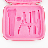 Pochette de voyage personnalisée, étui de rangement étanche à coque dure pour outils, boîte à outils EVA portable à fermeture éclair