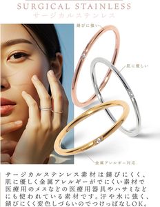 Anillo de Lujo [<span class=keywords><strong>GREG</strong></span>] de Acero Inoxidable Sin Níquel con Circonita Cúbica Resistente de 1.2mm para Hombre y Mujer, Tallas 4-21, Hecho en China - Product Image 5