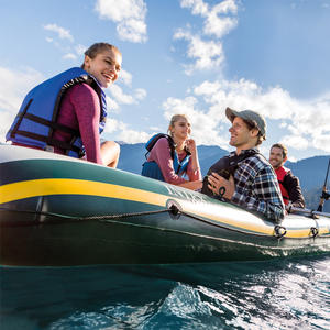 <span class=keywords><strong>INTEX</strong></span> SEAHAWK 68351 4 personnes bateau de pêche gonflable radeau à la dérive pompe à <span class=keywords><strong>pagaie</strong></span> dériveur 3 chambres à air 0.75mm PVC TUV approuvé - Product Image 6