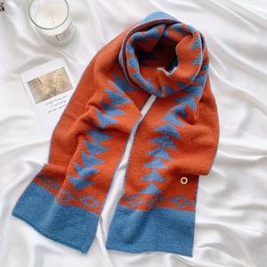 Customizable Korean <strong>Fashion</strong> Design Pattern Knitted Scarf for Ladies Soft and Warm Long Winter <strong>Accessory</strong> - Product Image 6