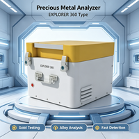 EXPLORER 360 Analyseur de métaux précieux XRF Testeur d'or Mesureur de carats 1%-99.99% Au Ag Pt Pd pour le recyclage de bijoux, l'inspection des commerces de seconde main