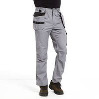 Pantalon cargo renforcé pour homme avec poches porte-outils pour charpentier, ingénieur, électricien