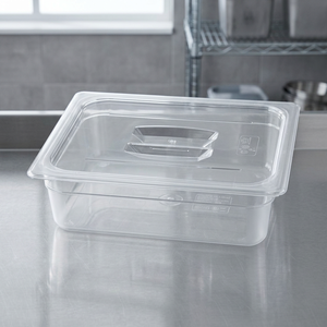 Bandeja para alimentos de policarbonato GN 1/1 de tamaño completo con marcas de capacidad para un control preciso de las porciones - Product Image 1