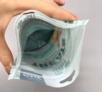 Kemasan Plastik Ziplock Berdiri, Dapat Disegel Ulang, Food Grade 100g 200g, Cetak Sesuai Pesanan, Untuk Camilan Anjing Kucing