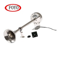Foyo — corne de bateau électro-magnétique 12 volts, en acier inoxydable 316, de qualité supérieure, pour bateau, Kayak et bateau