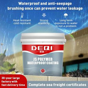 Revêtement imperméabilisant composite polymère Js OEM ODM en gros pour murs, piscines et toitures en béton - Product Image 2