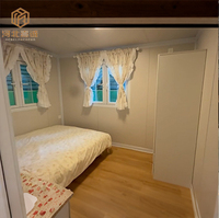 Conteneur extensible de 20 pieds pour café, maisons préfabriquées en conteneurs de 40 pieds, maison en conteneurs extensible