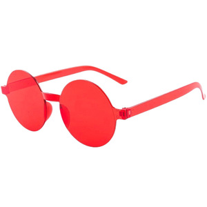 Unisex <b>Rimless</b> Heart for <b>Sunglasses</b> UV400 PC Lenses Colored Transparent High Comfort Fashion Adult - Product Image 6