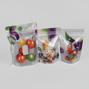 Sachet d'emballage personnalisé à fermeture éclair, à fond carré, scellé, de qualité alimentaire, pour poudres et aliments - Product Image 6