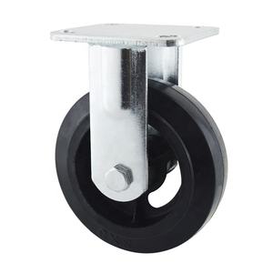 WBD 4 5 6 8 Zoll Ruedas de Goma Hochleistungs-Gusseisen kern Gummi-Lenk rolle 6 Zoll - Product Image 5