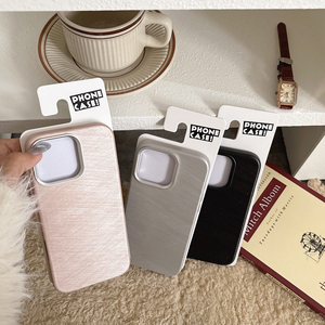 Étui de téléphone en cuir PU de luxe à motif soyeux pour iPhone 13 14 15 16 <span class=keywords><strong>Pro</strong></span> Max, coque magnétique pour téléphone portable pour iPhone - Product Image 6