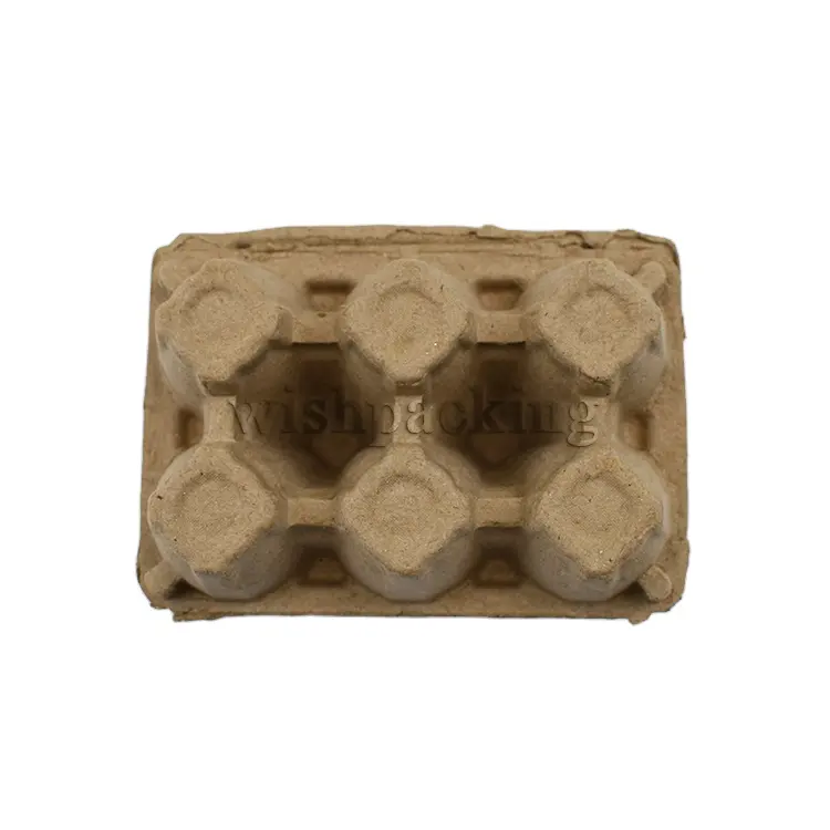 Eco friendly biodegradable pulp egg packaging box 6/12/16/30 sell eggs recycled high quality cardboard egg carton tray boxes