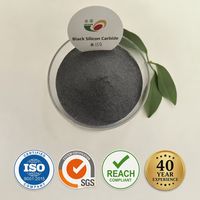 Disque de ponçage en carbure de silicium noir lavé à l'eau, grain moyen FEPA F, F100 F120 F150 F180, pour disque de coupe et meule abrasive