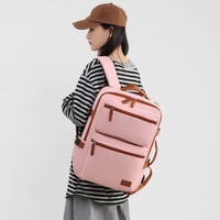 Sac à dos antivol 3 pièces personnalisé en tissu Oxford à motif géométrique pour étudiant, idéal pour le travail, les loisirs, l'école, les activités de plein air et les voyages