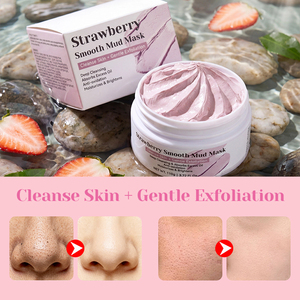 Masque d'<span class=keywords><strong>argile</strong></span> <span class=keywords><strong>rose</strong></span> à la montmorillonite pour peaux foncées, marque privée, exfoliant à la bentonite, masque de boue - Product Image 1