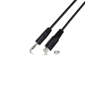 Câble Audio à vis personnalisé mono TS TRS TRRS, 3.5, panneau à vis, mâle vers femelle, 3.5MM