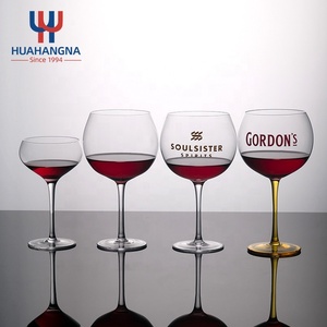 Bar plusieurs tailles Logo personnalisé fait à <span class=keywords><strong>la</strong></span> main coloré longue tige ballon vin eau <span class=keywords><strong>Gin</strong></span> tonique lunettes de Cocktail pour cadeau de mariage - Product Image 1