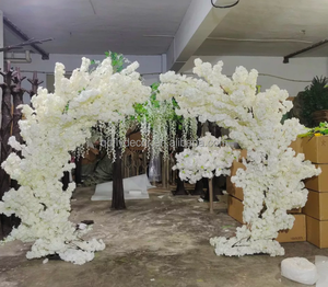 Archi di Fiori di Ciliegio Artificiali Giapponesi Viola, 100cm, in Fibra di Vetro e Seta, Ecologici e Durevoli, per Interni ed Esterni, Matrimoni - Product Image 3