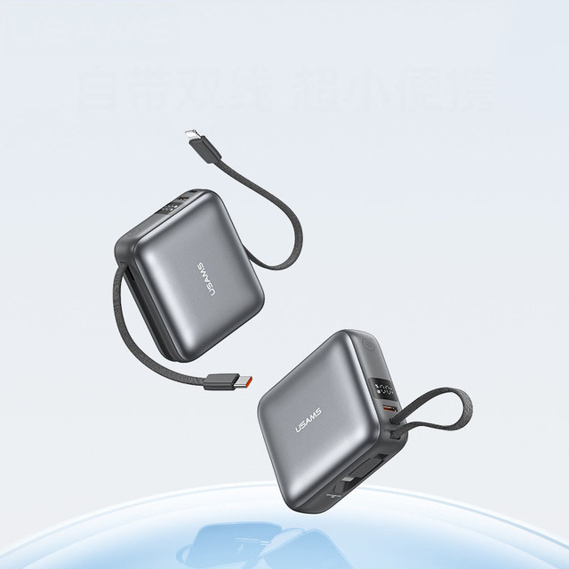 Wireless Fast Charging Power Bank Large Capacity Shared Portable Charger Built In Cable 3C Certified High Mah Power Bank