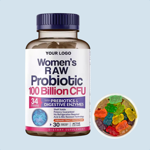 OEM/ODM özel etiket yetişkinler için vajinal sakızlı probiyotikler 100 milyar 34 suşları kadın probiyotik ve prebiyotik Gummies - Product Image 1