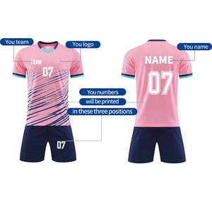 2024 elegantes kits de fútbol de sublimación personalizados camisetas de fútbol de alta calidad para hombres - Product Image 3