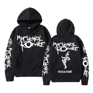 Custom Rock Band Graphic Hoodie | My Chemical Romance <b>Black</b> Parade Print | Autumn Men's Heavyweight Streetwear <b>Fleece</b> Pullover - Product Image 1