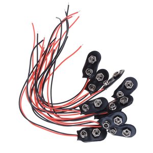 Connettori batteria <span class=keywords><strong>9v</strong></span> 2 Pin I-Type fibbia a scatto in pelle su cavo cavo batteria 15cm(I-Type) - Product Image 6