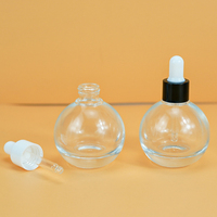 Flacon d'huile essentielle en vente avec compte-gouttes 10ml 20ml 30ml 50ml Flacon d'huile essentielle transparent Flacon d'huile essentielle en verre transparent