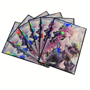 Cartes Tcg rares de conception libre holographique en couleur divers revêtements traitement de surface série <span class=keywords><strong>Manga</strong></span> cartes à collectionner Sexy Waifu - Product Image 1