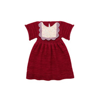 Set Sweater Lengan Panjang Gaya Eropa Amerika Musim Gugur/Dingin 2026 untuk Anak Perempuan, Bordir Kartun Bunga, Pom-Pom Buatan Tangan, 100% Katun