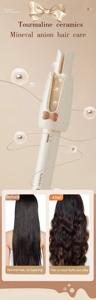 Fengmang Boucleur automatique de cheveux à grandes vagues de 32 mm, ensemble complet, céramique tourmaline, anti-brûlure, ions, soin des cheveux, boucleur automatique de cheveux - Product Image 5