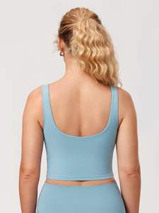 Top da <span class=keywords><strong>Allattamento</strong></span> Senza Maniche di Alta Qualità per Donne Taglie Forti, Canotta Lunga per Yoga e <span class=keywords><strong>Allattamento</strong></span>, Lingerie Morbida, <span class=keywords><strong>Reggiseno</strong></span> Senza Cuciture - Product Image 3