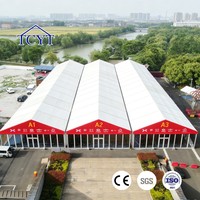 Tente d'église de haute qualité en tissu PVC, ignifuge et résistante aux UV, avec structure en alliage d'aluminium