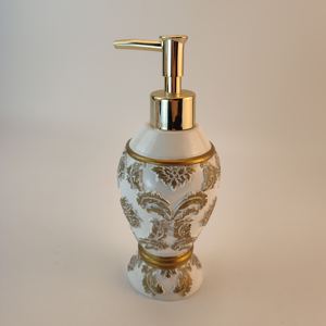 Parfums créatifs de Style dubaï rétro d'italie, ensemble d'accessoires de salle de bain personnalisés de 6 pièces comprenant un <span class=keywords><strong>distributeur</strong></span> de <span class=keywords><strong>savon</strong></span> - Product Image 4