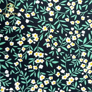 Tissu en polyester imperméable imprimé floral style <span class=keywords><strong>coton</strong></span>-<span class=keywords><strong>lin</strong></span> pour sac fourre-tout, sac de courses, sac à langer - Product Image 3