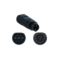 Adaptateur de charge EV portable Type 2 SAE J1772 IEC 62196 Convertisseur de prise Faux prises de courant Compatibilité charge EV à domicile