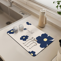 Tapis de décoration intérieure de luxe Tapis avec logo personnalisé Tapis de cafetière facile à nettoyer pour comptoirs