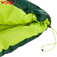 Sac de couchage d'extérieur WOQI, style enveloppe avec capuche, pour le camping, vente en gros OEM
