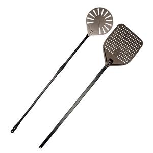 Palas perforadas para <span class=keywords><strong>pizza</strong></span>, manijas de aluminio, 12 pulgadas cuadradas, 9 pulgadas, <span class=keywords><strong>pala</strong></span> <span class=keywords><strong>redonda</strong></span> para transferencia de <span class=keywords><strong>pizza</strong></span> de acero inoxidable - Product Image 5