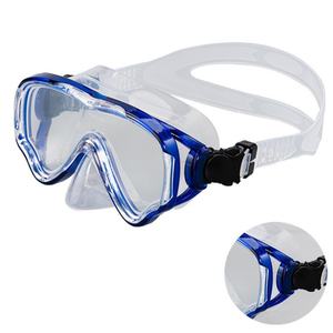 Nuevas Gafas de Buceo Completamente Secas para Niños, Máscara de Snorkel de Vidrio Templado Antivaho, Equipo de Natación de Silicona Cómodo y Conveniente - Product Image 1